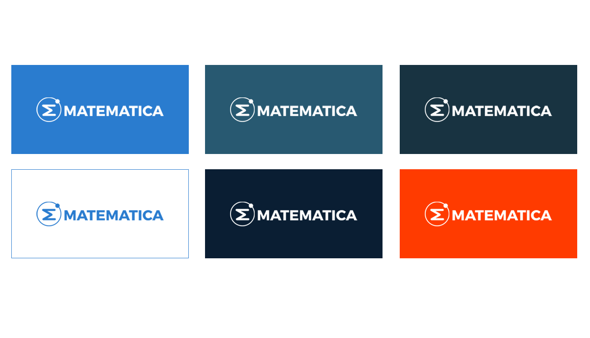 matematica logo color options